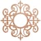 Ekena Millwork Dijon Wood Fretwork Pierced Ceiling Medallion, Cherry, 16"OD x 5 1/4"ID x 3/8"T CMWP16X16X0375DICH - alternate 1